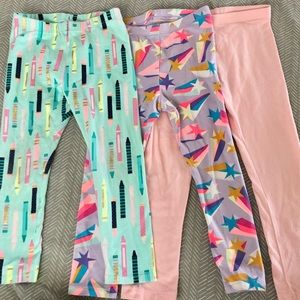 New Leggings bundle 3T& 4T